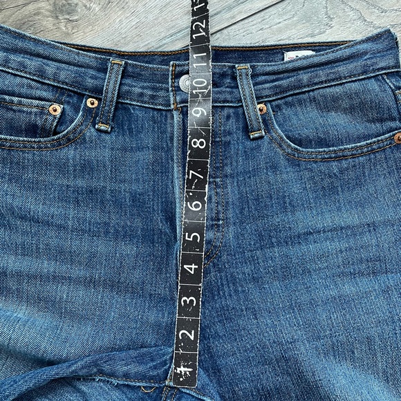 Levi’s wedgie white oak cone denim fringed hem 26 - Picture 15 of 15